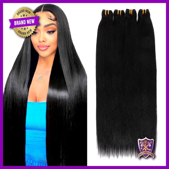 16A Raw Straight Human Hair Bundles, 100% Virgin Burmese, 4x100g main image 5